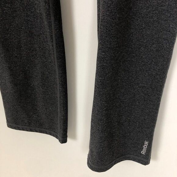 Reebok Gray Fitted Straight Leg Athletic Pants - Picture 3 of 7